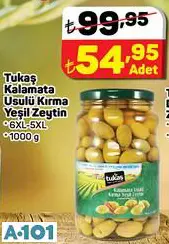 TUKAŞ KALAMATA USULÜ KIRMA YEŞİL ZEYTİN TUKAŞ KALAMATA USULÜ KIRMA YEŞİL ZEYTİN